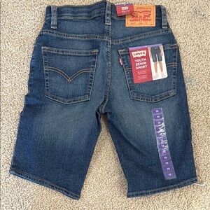 Levi's Youth Blue Denim Shorts